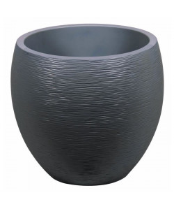 EDA Pot rond Graphit Ř50cm  Contenance 46L  Gris anthracite