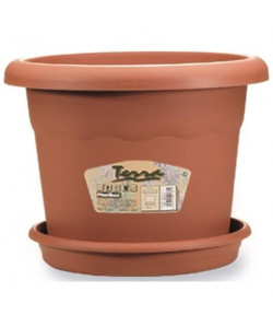 PLASTIKEN Pot a fleurs  Ř 60 cm rond  Terracotta