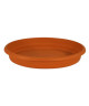 PLASTIKEN Plateau rond Ř 34 cm pour pot rond  Terracotta