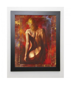 DUMAS Image encadrée Modesty  47x57 cm  Rouge