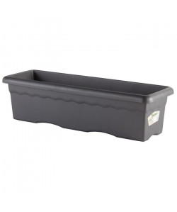 PLASTIKEN Jardiniere rectangulaire  60 X 33 cm  Anthracite