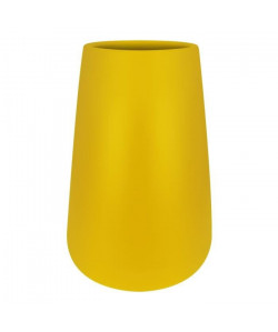 PURE Pot de fleurs Cone High  45 cm  Jaune ocre