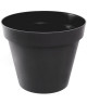 EDA Pot de fleur rond Toscane  Ř 30 x H 26 cm  10 L  Gris anthracite