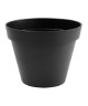 EDA Pot de fleur rond Toscane  Ř 40 x H 32 cm  23 L  Gris anthracite