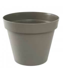 EDA Pot de fleur rond Toscane  Ř 60 x H 47 cm  76 L  Taupe