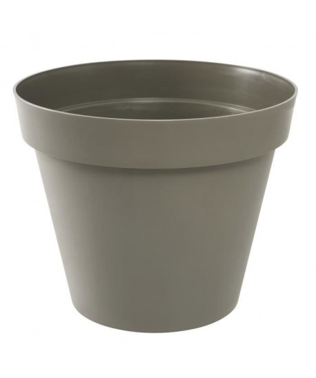 EDA Pot de fleur rond Toscane  Ř 60 x H 47 cm  76 L  Taupe