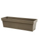 TOSCANE 60 Jardiniere & plateau emboité 13 L taupe