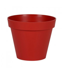 EDA Pot de fleur rond Toscane  Ř 40 x H 32 cm  23 L  Rouge rubis