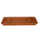 PLASTIKEN plateau rectangulaire Ř 94 X 38 cm  Terracotta