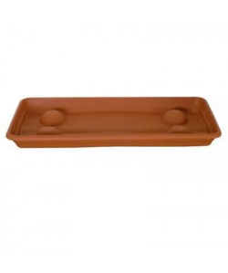 PLASTIKEN plateau rectangulaire Ř 94 X 38 cm  Terracotta