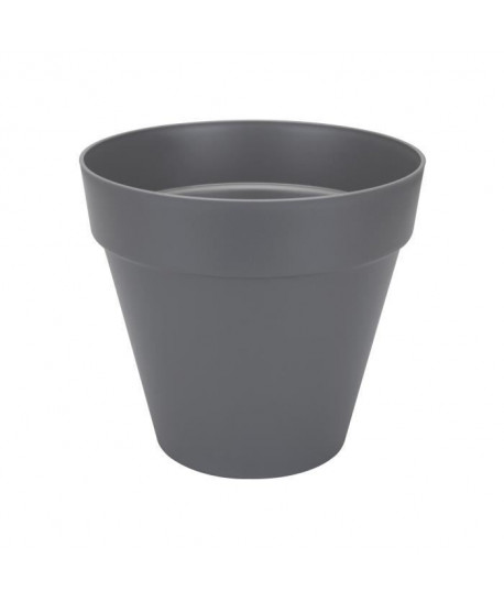 ELHO Pot de fleur rond  40 cm  Gris anthracite