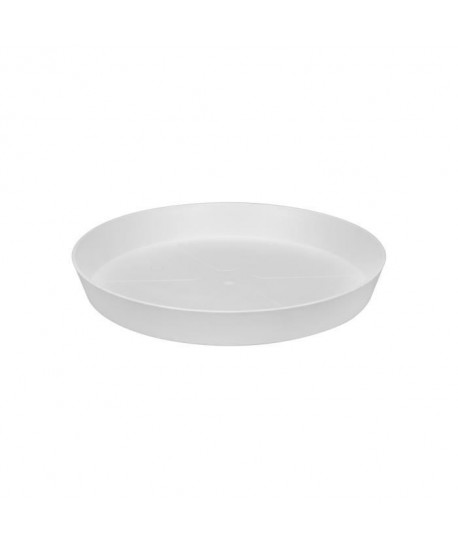 ELHO Soucoupe pour  pot de fleur  Ronde  Ř21 cm  Blanc