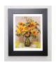 DYF Image encadrée Fleurs de tournesols 31x37 cm Jaune