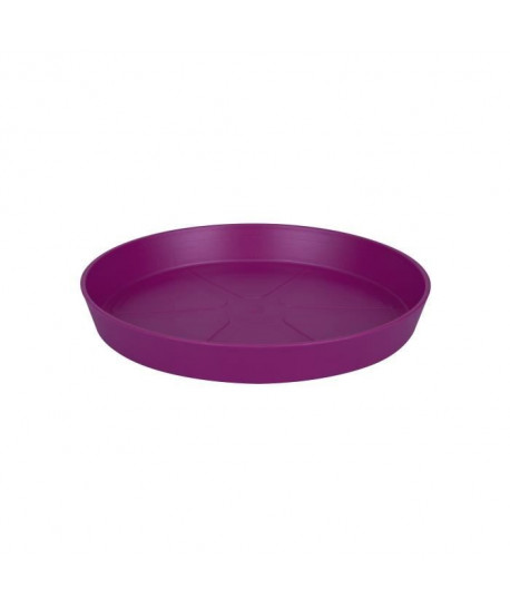 ELHO Soucoupe ronde pour pot de fleur  Ř28 cm  Rouge Cerise