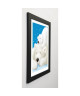 EDGSON Image encadrée Fluffy Bears II  47x57 cm  Bleu