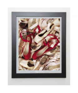 EDWARDS Image encadrée Satin Shoes 47x57 cm Rouge