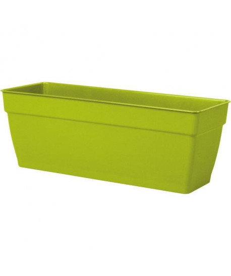 DEROMA Jardiniere Ninféa a réserve d\'eau  40 x 17,6 x H 17,4 cm  8 L  Vert olive