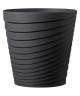 DEROMA Pot Slinky  Rond  25 x 25 x H 25 cm  8,7 L  Gis anthracite