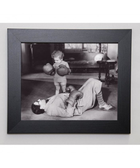 EVERETT COLLECTION Image encadrée Knocked out 31x37 cm Gris