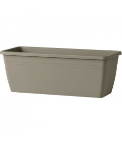 DEROMA Jardiniere Miramare  50 x 17 x H 14,5 cm  8 L  Taupe