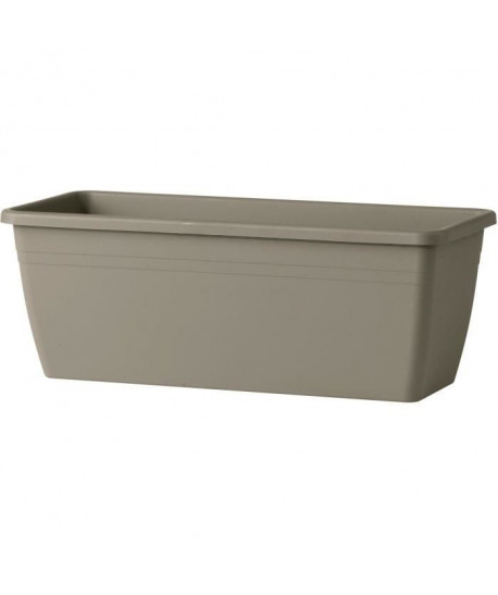 DEROMA Jardiniere Miramare  50 x 17 x H 14,5 cm  8 L  Taupe