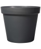 DEROMA Pot de fleur rond Grandé  Ř 58 x H 51,5 cm  90 L  Gris anthracite