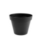 EDA Pot de fleur rond Toscane  Ř 48 x H 40 cm  43 L  Gris anthracite