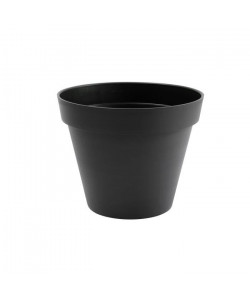 EDA Pot de fleur rond Toscane  Ř 48 x H 40 cm  43 L  Gris anthracite