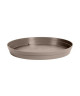 EDA Soucoupe ronde Toscane  Ř 34,5 x H 4,10 cm pour pot Ř 48 cm  Taupe