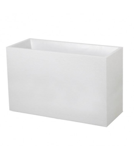 EDA Muret Graphit 99,5x39,5x60cm  Contenance 116L  Blanc cérusé