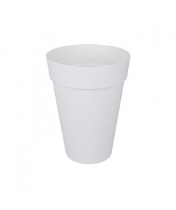 ELHO Pot de fleur haut Loft Urban rond  Ř 35 x H 46 cm  Blanc