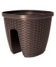 EMSA Pot pour balustrade CASA MESH 30 x 30 cm  Moka