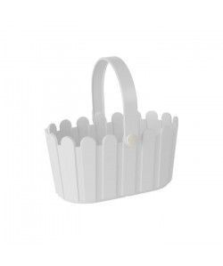 EMSA Jardiniere panier LANDHAUS 28x18 cm  Blanc