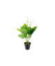 Pot de fleur et fleurs déco  PVC  58 cm