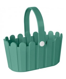 EMSA Jardiniere panier LANDHAUS 28x18 cm  Vert turquoise