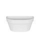 ELHO Pot de fleur mural Loft Urban  Ř 40 x H 19 cm  Blanc