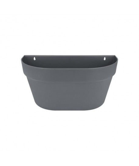 ELHO Pot de fleur mural Loft Urban  Ř 40 x H 19 cm  Gris anthracite