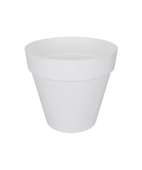 ELHO Pot de fleur rond  20 cm  Blanc