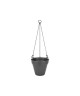 ELHO Pot de fleur rond a suspendre Urban Suspension  Ř 20 x H 19 cm  Gris anthracite