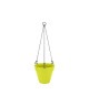 ELHO Pot de fleur rond a suspendre Urban Suspension  Ř 20 x H 19 cm  Vert anis