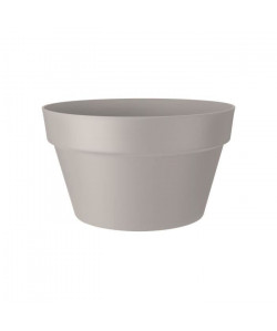 ELHO Pot de fleur coupe  35 cm  Gris chaud