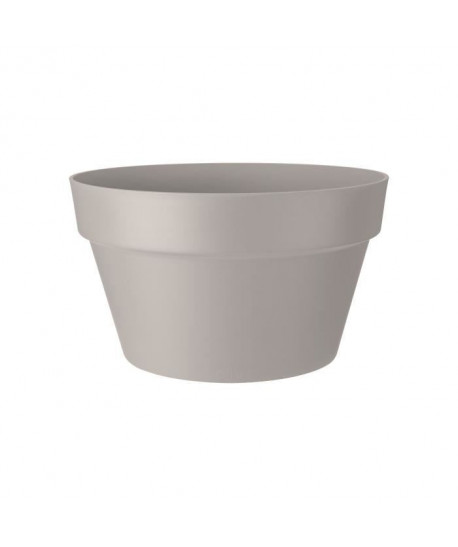 ELHO Pot de fleur coupe  35 cm  Gris chaud