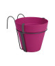 ELHO Pot de fleur balconniere rond Loft Urban  Ř 27 x H 20 cm  Cerise