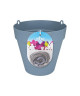 ELHO Pot de fleur rond a suspendre Urban Suspension  Ř 20 x H 19 cm  Bleu vintage