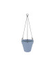 ELHO Pot de fleur rond a suspendre Urban Suspension  Ř 20 x H 19 cm  Bleu vintage