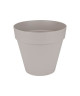 ELHO Pot de fleur rond  20 cm  Gris chaud