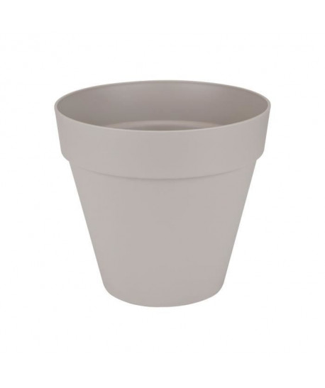 ELHO Pot de fleur rond  20 cm  Gris chaud