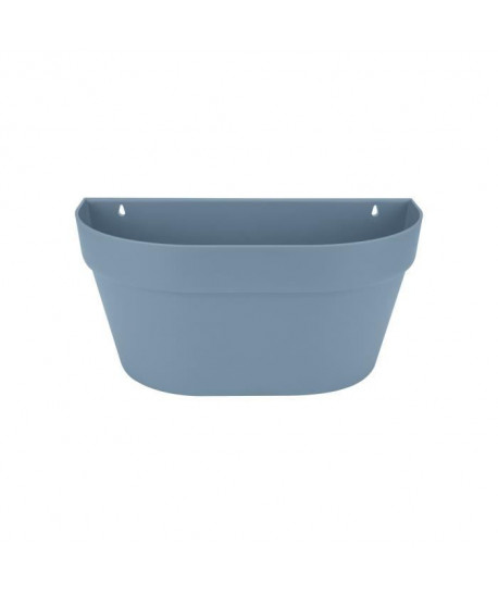 ELHO Pot de fleur mural Loft Urban  Ř 40 x H 19 cm  Bleu vintage