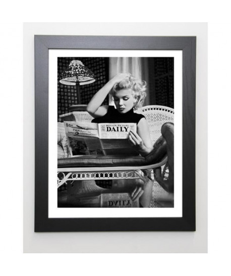 FEINGERSH Image encadrée Marilyn Monroe, Motion Picture  47x57 cm  Gris