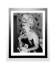 FEINGERSH Image encadrée Marilyn Monroe, Chanel No. 5 67x87 cm Gris